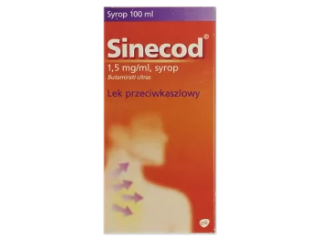 Zdjęcie produktu Sinecod, syrop, 1,5 mg/ml