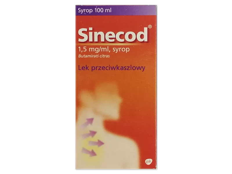 Zdjęcie Sinecod, syrop, 1,5 mg/ml