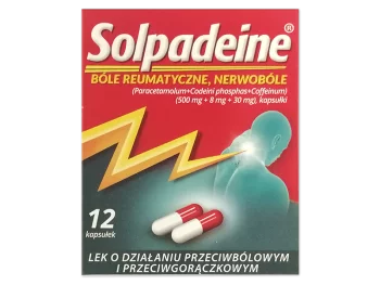 Zdjęcie produktu Solpadeine, kapsułki, 500 mg+30 mg+8 mg