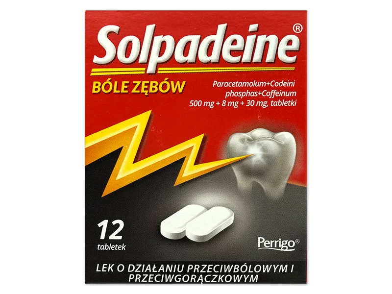 Zdjęcie Solpadeine, tabletki, 500 mg+30 mg+8 mg