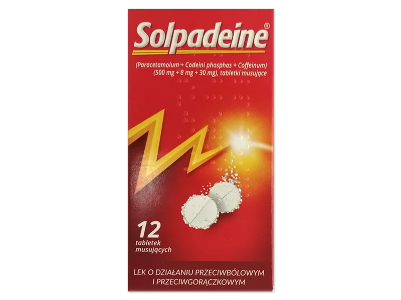 Zdjęcie Solpadeine, tabletki musujące, 500 mg+30 mg+8 mg