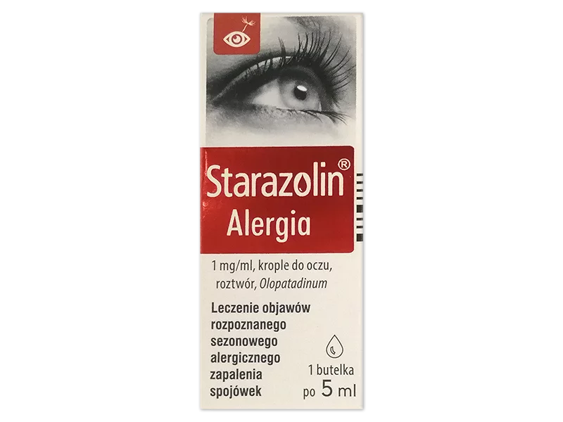 Zdjęcie Starazolin Alergia, krople do oczu, 1 mg/ml