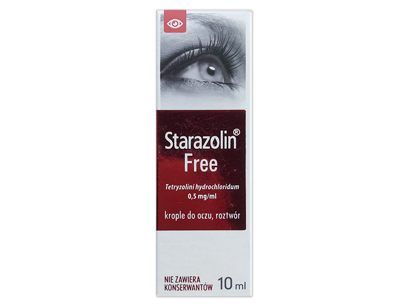 Starazolin Free, krople do oczu, 0,5 mg/ml