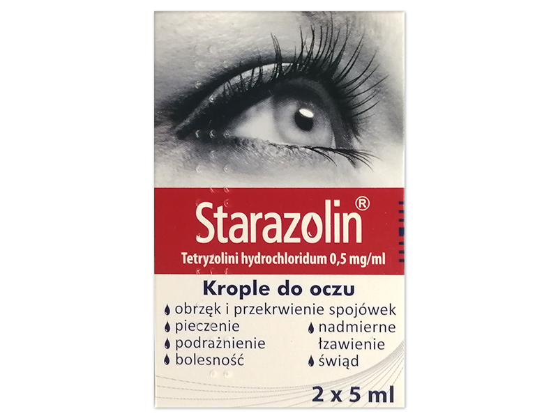 Starazolin, krople do oczu, 0,5 mg/ml