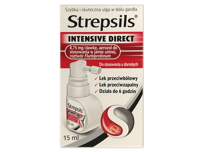 Strepsils Intensive Direct, aerozol do jamy ustnej