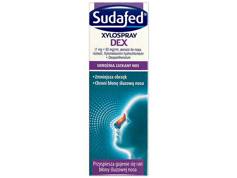 Zdjęcie Sudafed XyloSpray Dex, aerozol do nosa, 1 mg/ml