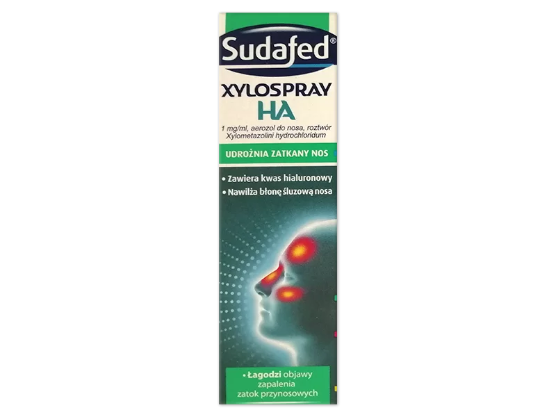 Zdjęcie Sudafed XyloSpray HA, aerozol do nosa, 1 mg/ml