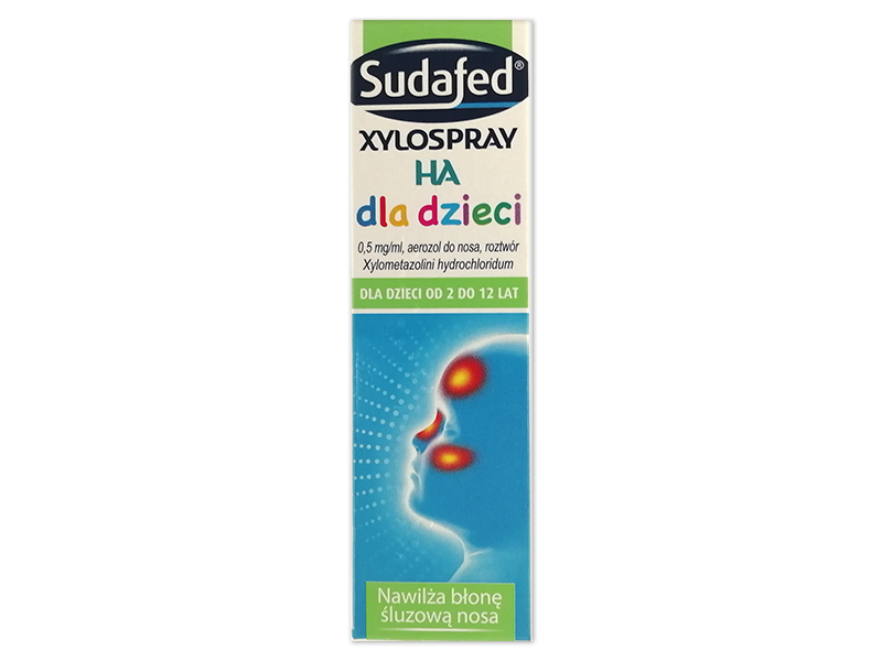 Sudafed XyloSpray HA dla dzieci, aerozol do nosa, 0,5 mg/ml