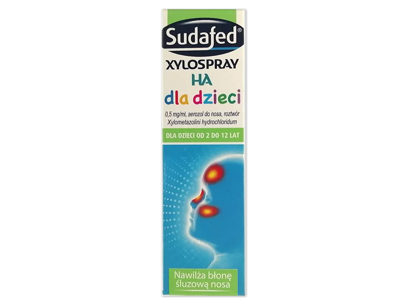 Zdjęcie Sudafed XyloSpray HA dla dzieci, aerozol do nosa, 0,5 mg/ml