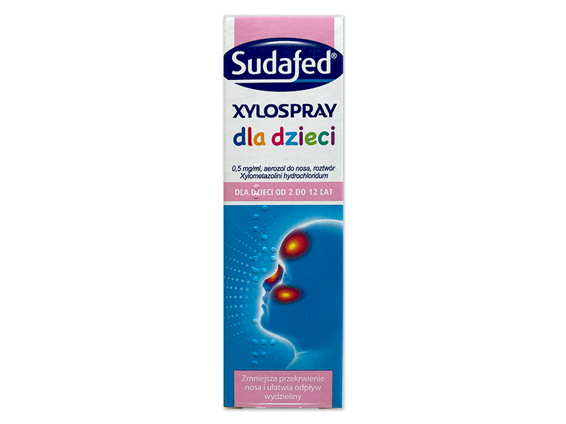 Sudafed XyloSpray dla dzieci, aerozol do nosa, 0,5 mg/ml