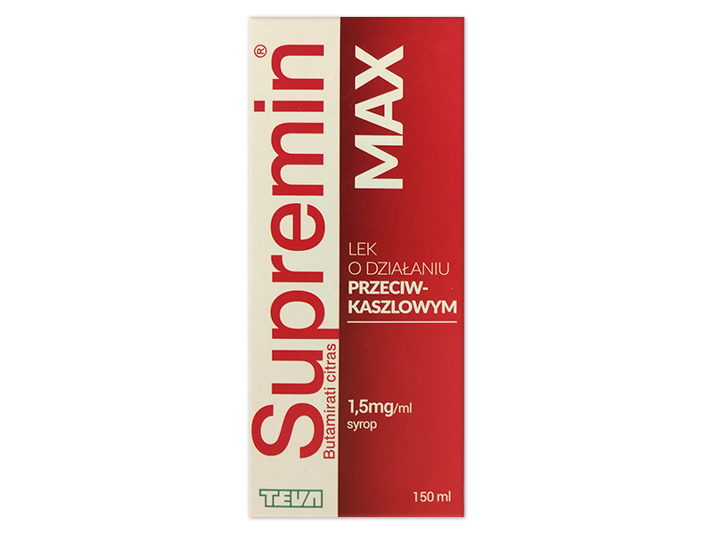 Supremin Max, syrop, 1,5 mg/ml