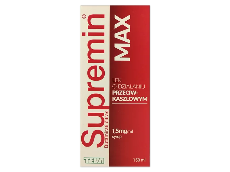 Zdjęcie Supremin Max, syrop, 1,5 mg/ml