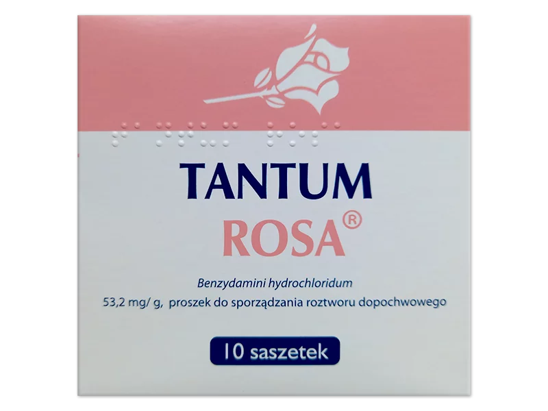 Zdjęcie Tantum Rosa, proszek do sporządzania roztworu dopochwowego, 53,2 mg/g