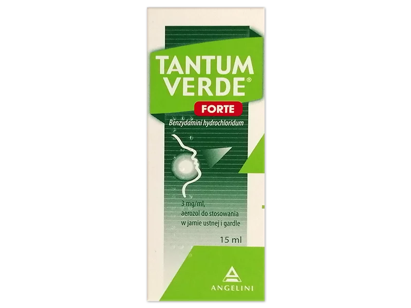 Zdjęcie Tantum Verde Forte, aerozol do jamy ustnej, 3 mg/ml