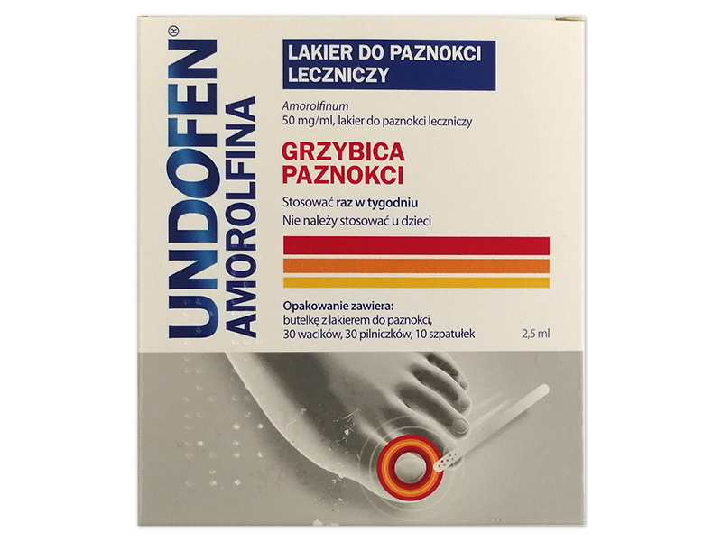 Undofen Amorolfina, lakier do paznokci, 50 mg/ml