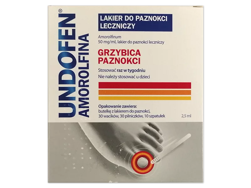 Zdjęcie Undofen Amorolfina, lakier do paznokci, 50 mg/ml