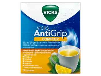 Zdjęcie produktu Vicks AntiGrip Complex, saszetki, 500 mg+200 mg+10 mg