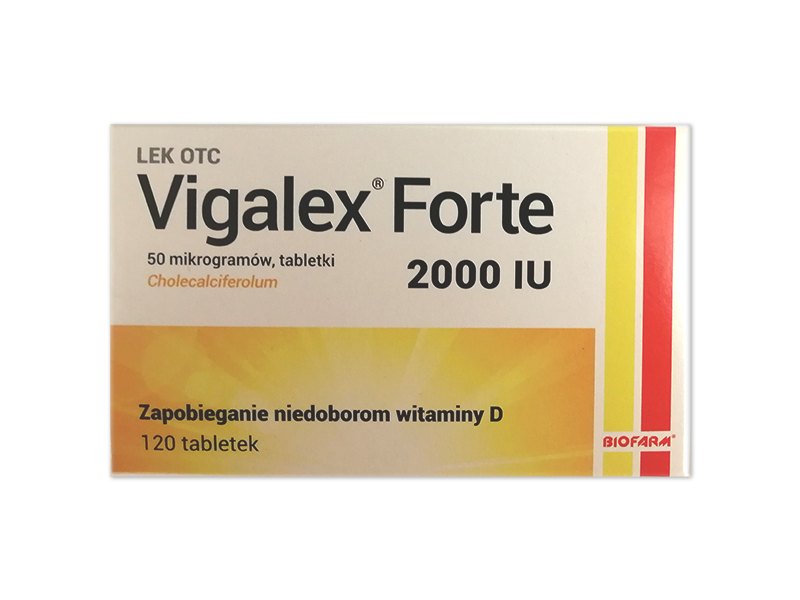 Vigalex Forte, tabletki, 2000 j.m.