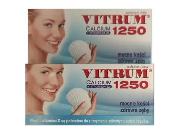 Zdjęcie produktu Vitrum Calcium 1250 + Vitaminum D3, tabletki