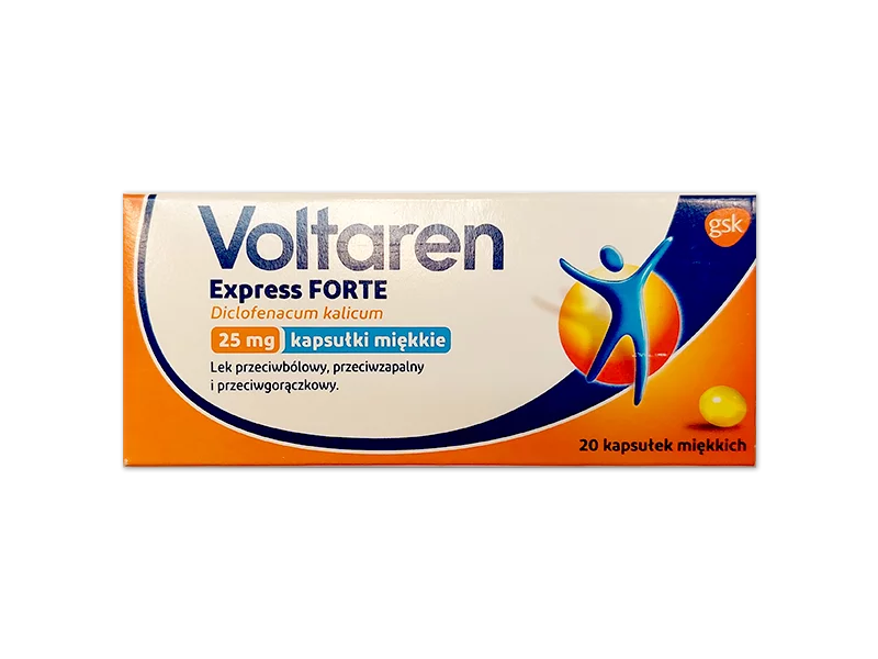 Zdjęcie Voltaren Express Forte, kapsułki miękkie, 25 mg