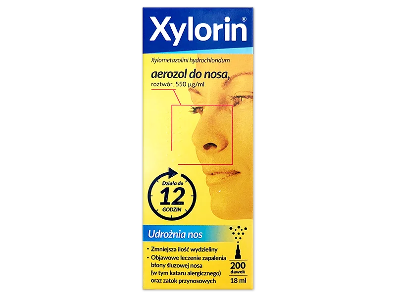 Zdjęcie Xylorin, aerozol do nosa, 0,55 mg/ml