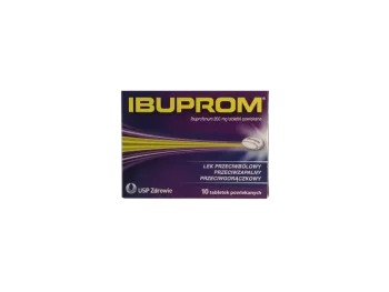 Zdjęcie produktu Ibuprom, tabletki powlekane, 200 mg