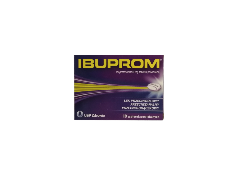 Ibuprom, tabletki powlekane, 200 mg