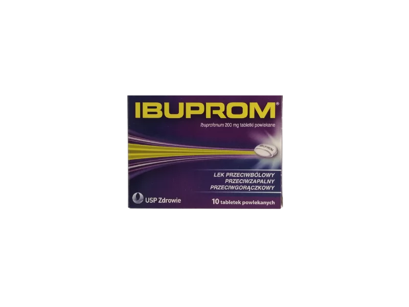 Zdjęcie Ibuprom, tabletki powlekane, 200 mg