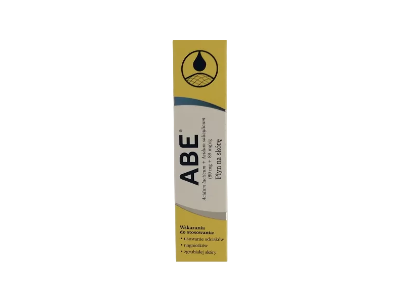 Zdjęcie ABE,  płyn na skórę, 89 mg+89 mg/g