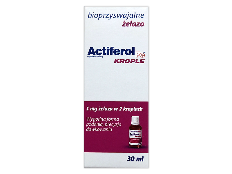 ActiFerol Fe krople, zawiesina doustna