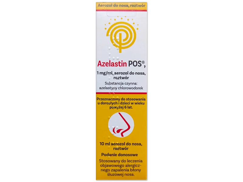 Zdjęcie Azelastin POS, aerozol do nosa, , 1 mg/ml