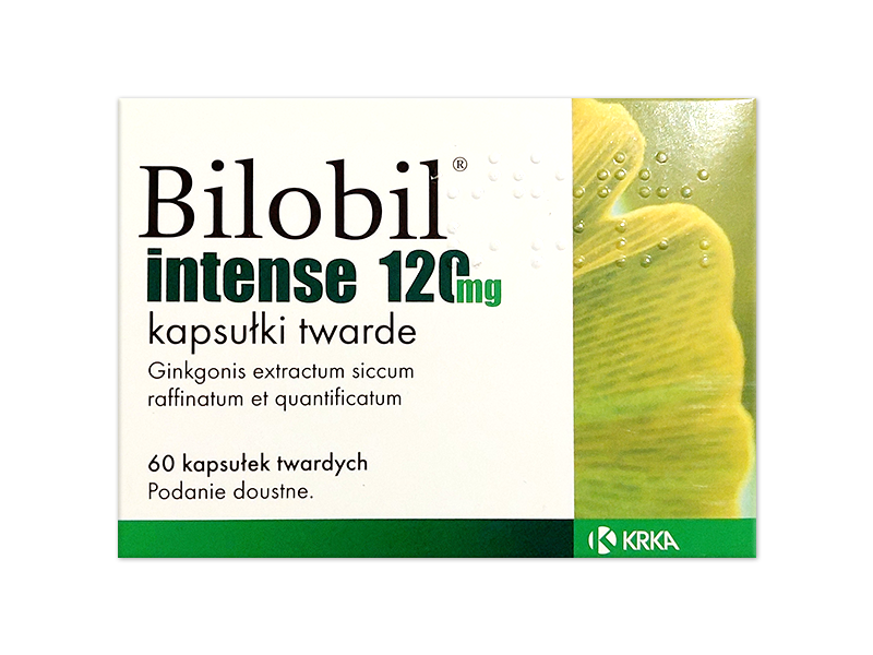 Bilobil Intense, kapsułki, 120 mg