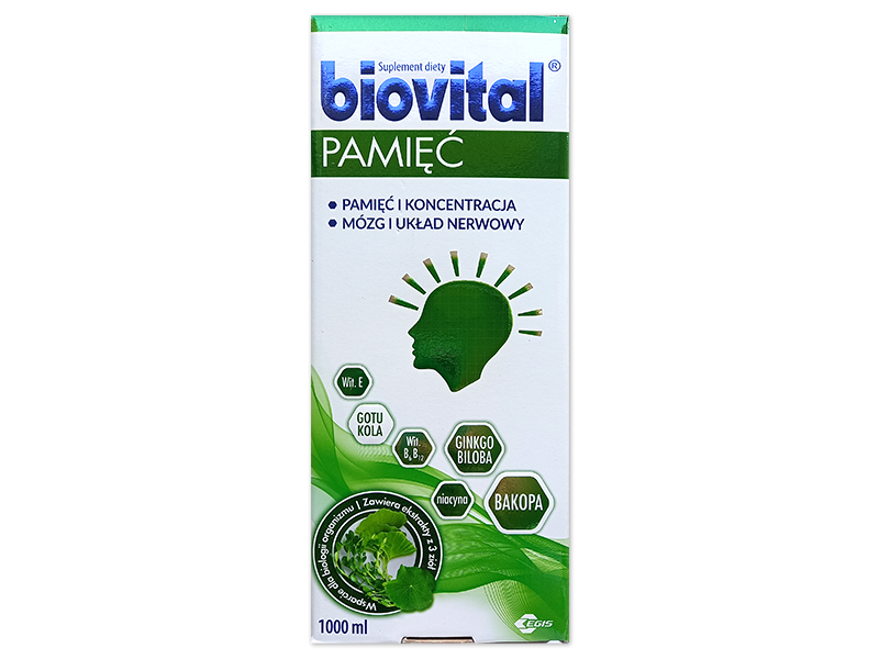 Biovital Pamięć, płyn doustny