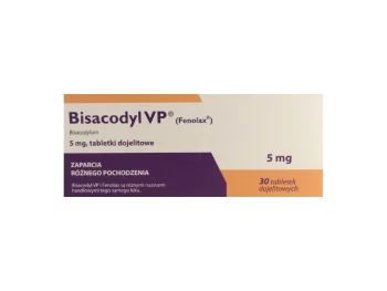 Zdjęcie produktu Bisacodyl VP, tabletki dojelitowe, 5 mg