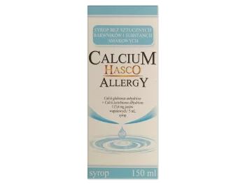 Zdjęcie produktu Calcium Hasco Allergy, syrop, 115,6 mg/5 ml