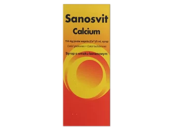 Zdjęcie produktu Calcium Sanosvit, syrop bananowy