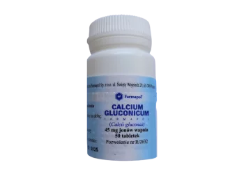 Zdjęcie produktu Calcium gluconicum Farmapol, tabletki, 45 mg