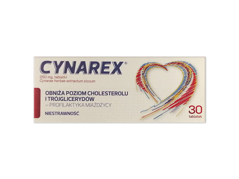 Cynarex, tabletki, 250 mg