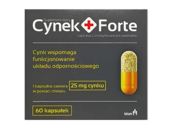 Zdjęcie produktu Cynek + Forte, kapsułki twarde, 25 mg