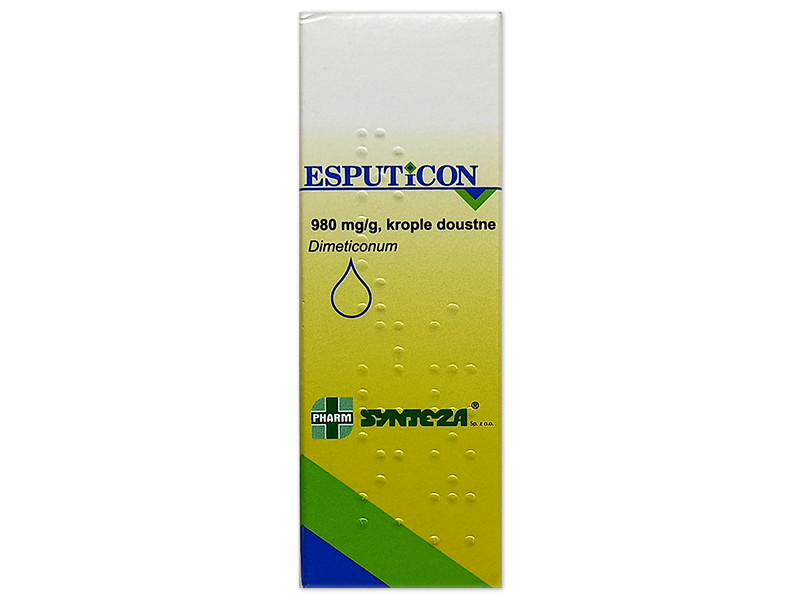 Esputicon, krople doustne, 980 mg/g