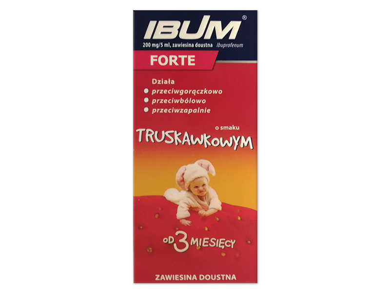 Ibum Forte, zawiesina doustna, 200 mg/5 ml