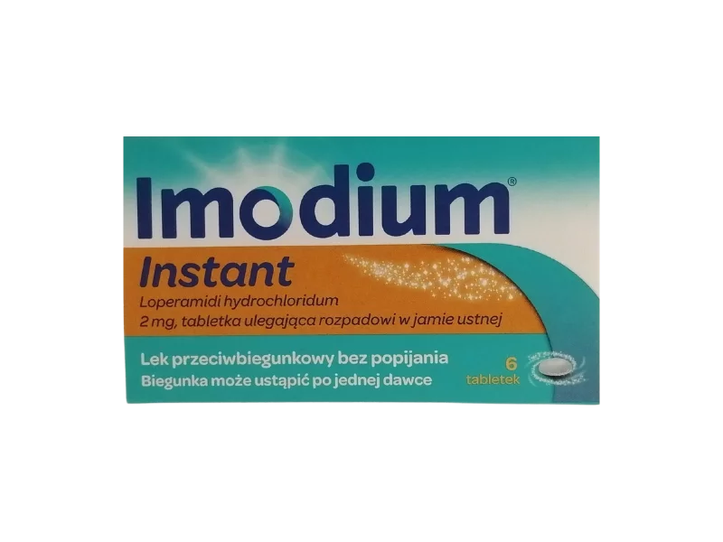 Zdjęcie Imodium, tabletki ulegające rozpadowi w jamie, 2 mg