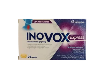 Zdjęcie produktu Inovox Express, pastylki do ssania, 2 mg+0,6 mg+1,2 mg