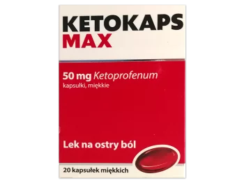 Zdjęcie produktu Ketokaps Max, kapsułki, 50 mg