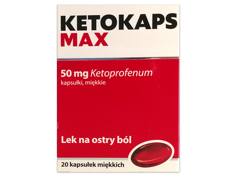 Ketokaps Max, kapsułki, 50 mg