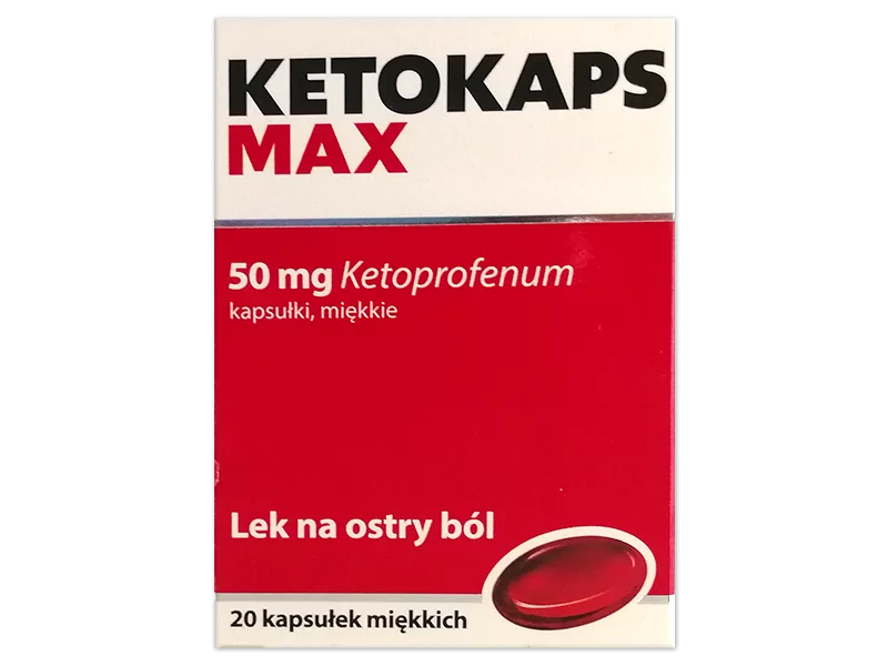 Zdjęcie Ketokaps Max, kapsułki, 50 mg