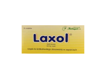 Zdjęcie produktu Laxol, czopki, 100 mg