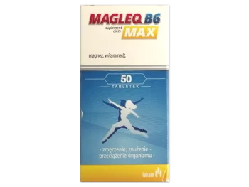 Zdjęcie produktu MAGLEQ B6 Max, tabletki, 102 mg