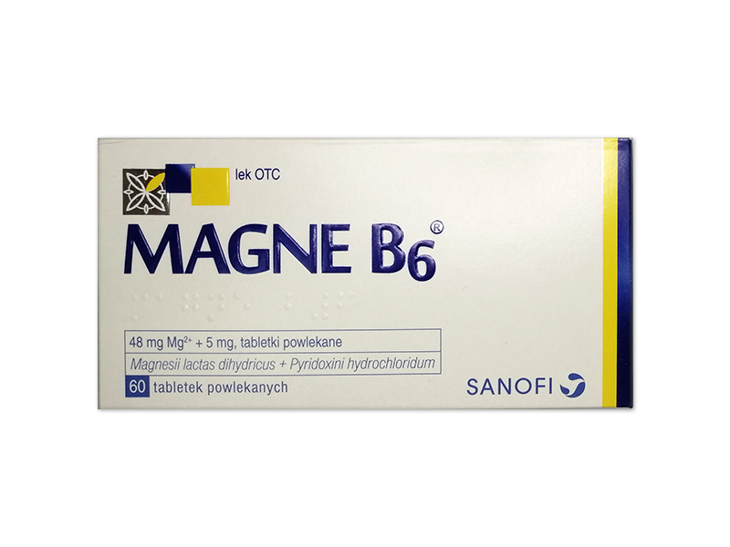 Magne B6, tabletki powlekane, 48 mg