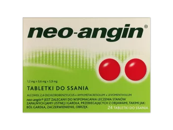 Zdjęcie produktu Neo-Angin, tabletki do ssania, 1,2 mg+0,6 mg+5,9 mg